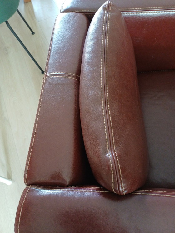 2 Poltrone in Pelle Confortevoli – Leather, Wood (photo 5 of 5)