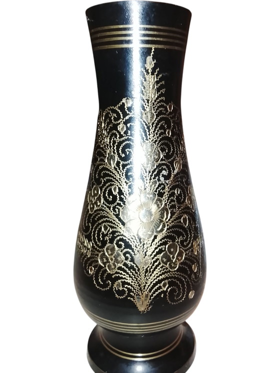 Image 1 of Vaso artigianale indiano degli anni '60