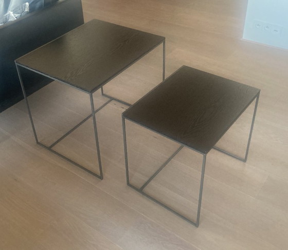 2 Nested Bijzettafels Cube Interni Edition – Wood (photo 3 of 5)