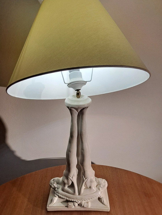 Image 1 of Lampe de table sculpturale rare Art Déco / Milieu du XXe siècle – Excellent état