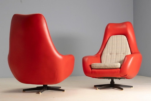 Coppia di poltrone, anni '70, Cecoslovacchia