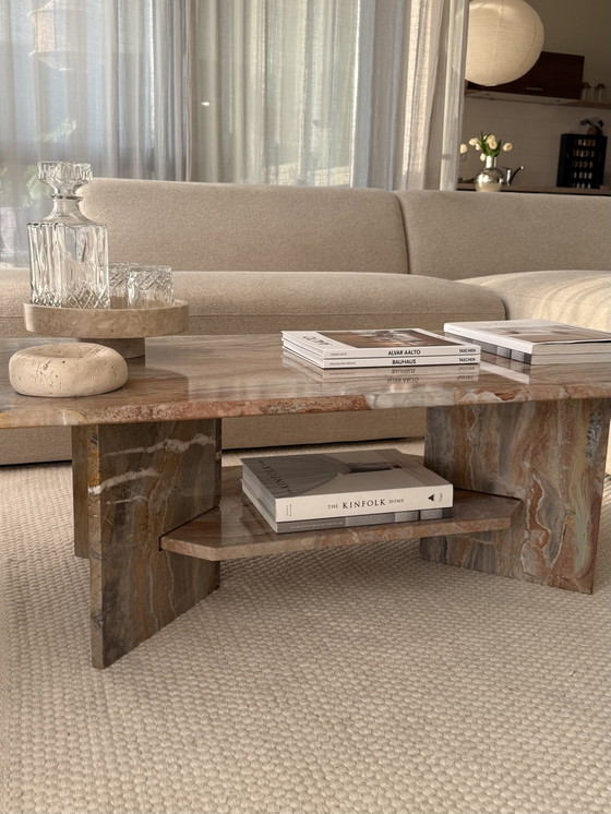 Vintage Marmeren Salontafel – Marble (photo 4 of 15)