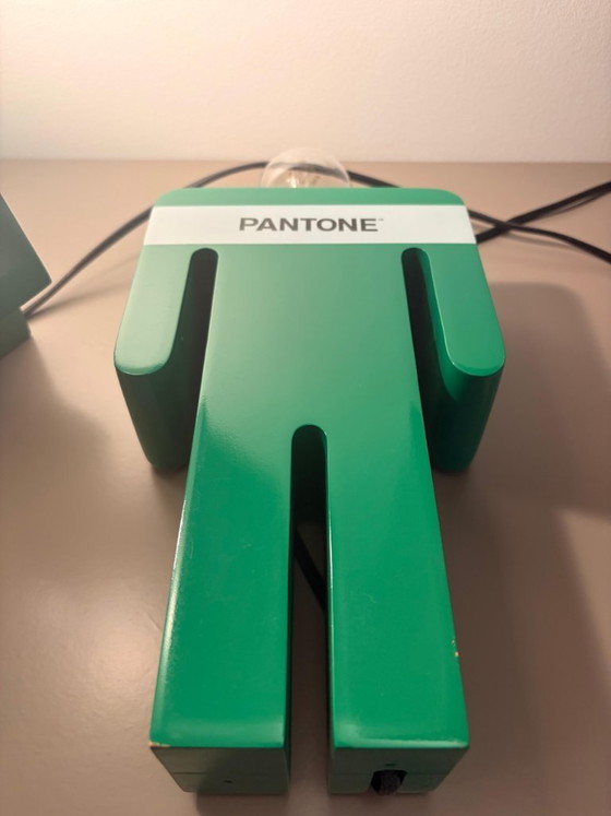 🟢 Coppia Lampade Design PANTONE "Adamo ed Eva" – Verde Iconico – Lampade da lettura, Legno (photo 7 of 13)
