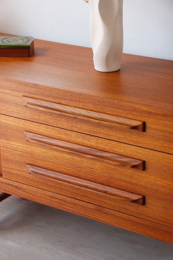 Image 1 of Enfilade Scandinave Teck Stonehill – Design Vintage 1960