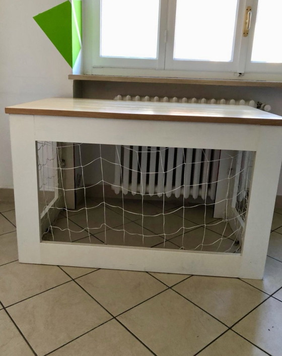 Handmade Desk with Sporty Design, Wood, Multi Color (photo 9 of 9)