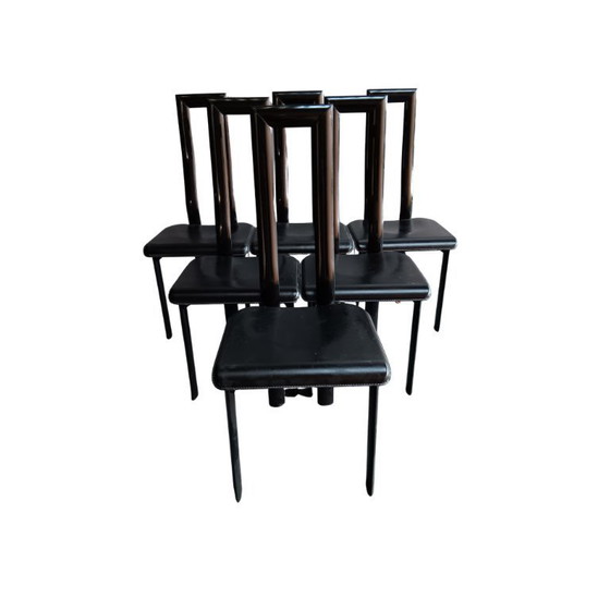 Image 1 of Set mit 6 Ycami Regia Stühlen – italienisches Design