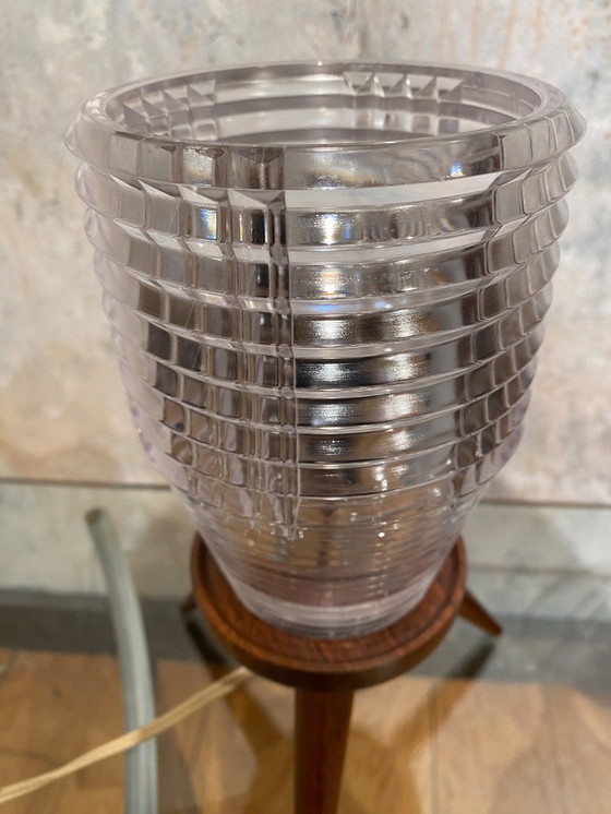 Image 1 of Vintage Tripod Lamp Teak 1950's