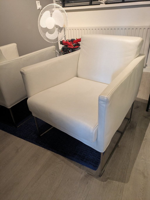Plantagie Pallas 2 pieces White leather