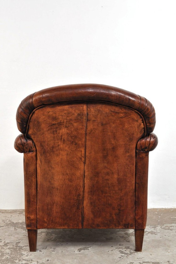 Image 1 of Vintage leather armchair 1950s