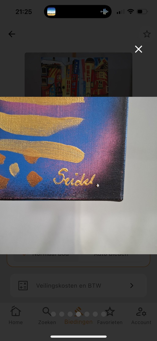 Seidel „ohne Titel“ 90x90 cm