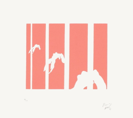 Marcel ALOCCO Brouillage d'un significant Serigrafia firmata 1964
