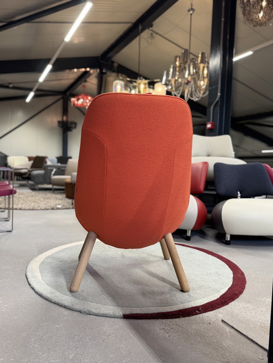 Image 1 of Gelderland 7405 Fauteuil Oranje Bolster Stof