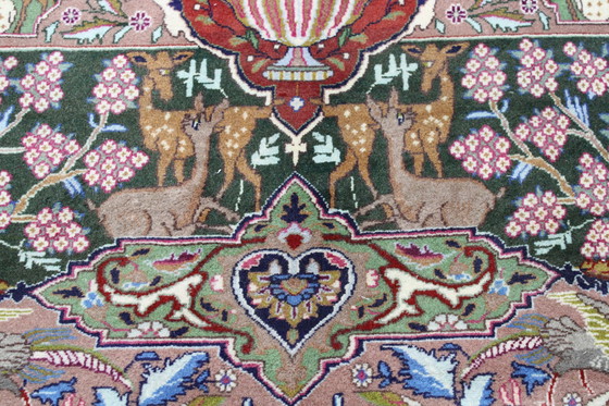 Image 1 of Tapis persan original noué à la main Kashmar Fein Paradise Design 384 X 302 cm Top Condition