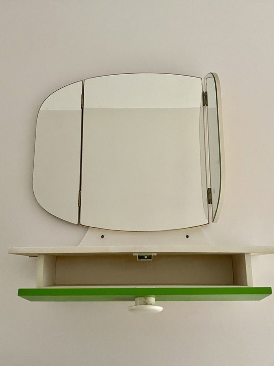 Image 1 of Vintage Retro 70s Hood/Toilet Table Space Age