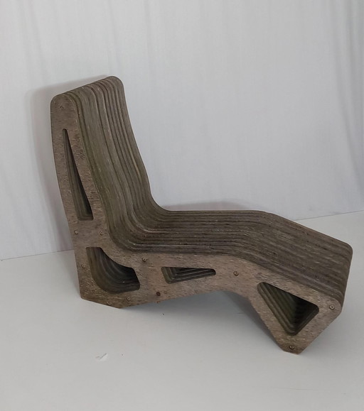 Tumbona italiana de exterior, años 80 