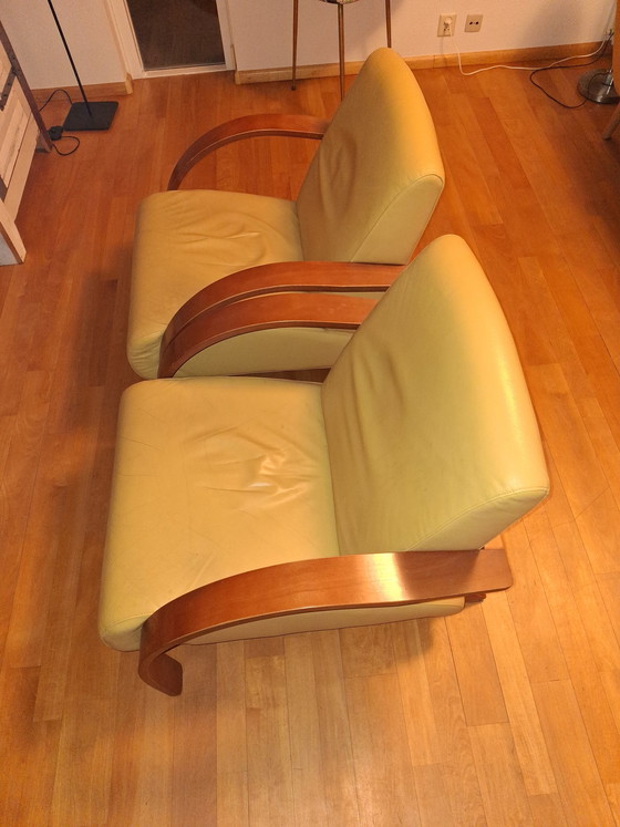 Image 1 of 2 vintage armleun stoelen