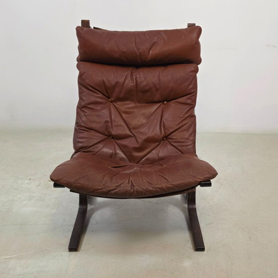 Ingmar Relling ‘Siesta’ Lounge Chair Met Voetenbank 70s – Fauteuils, Leather (photo 3 of 7)