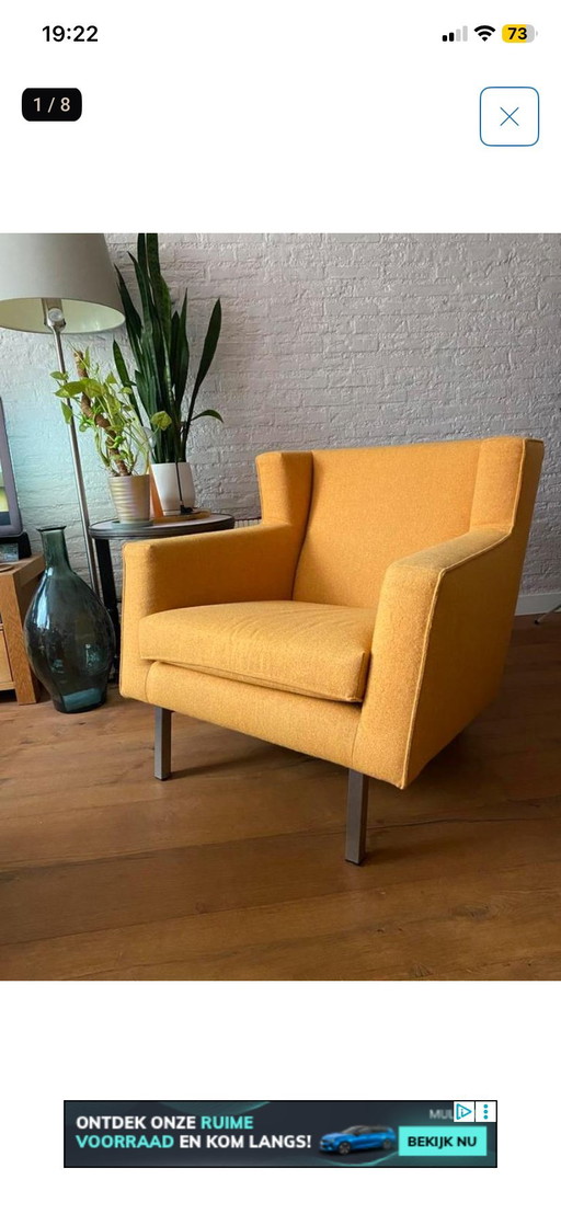 Label fauteuil yellow 