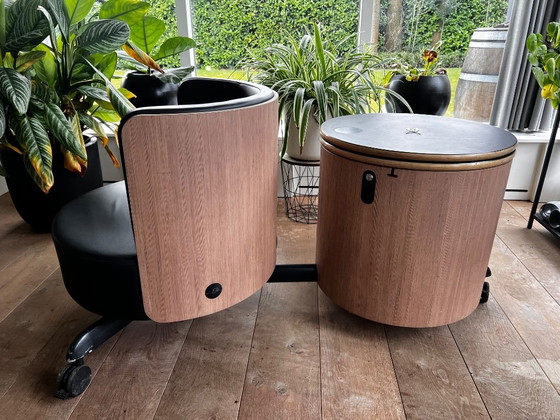 Image 1 of Gispen mobiele werkplek/kantoor