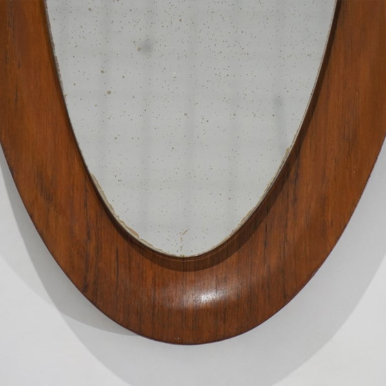 Miroir mural en contreplaqué courbé, années 1960 – Glass (photo 10 of 11)