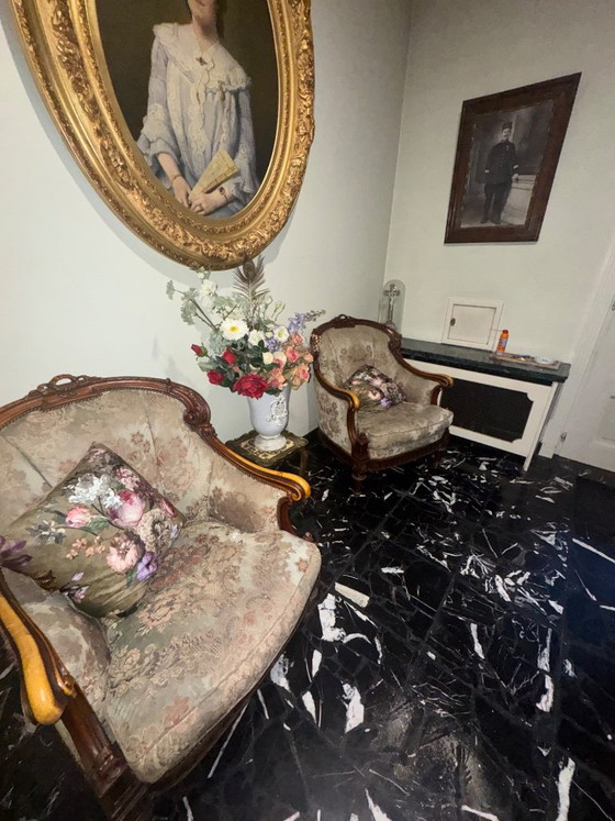 Vintage fauteuil – Katoen (photo 2 of 5)