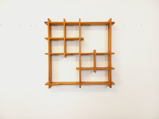 Image 1 of Vintage Pine Wall Shelf 80s Regain House Style