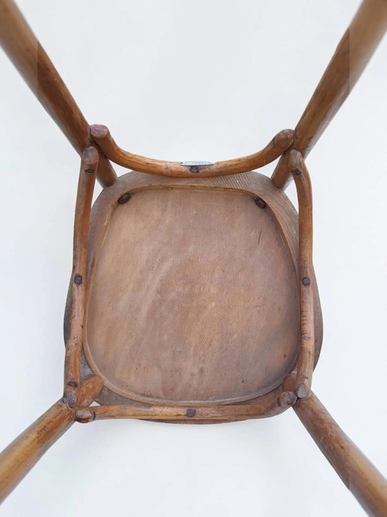 Bistrostuhl aus Bugholz im Thonet/Baumann-Stil, Frankreich, Mitte des 20. Jahrhunderts. – Esszimmerstühle (photo 10 of 11)