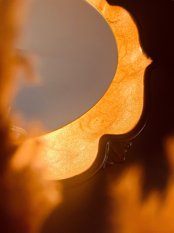 Image 1 of Very Unique! Fat Lava Mirror with Lighting