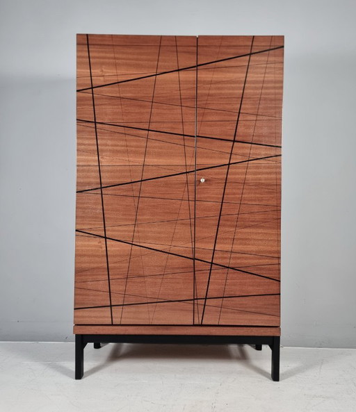 Vintage Wardrobe in Beech, 1970s – kledingkasten, Wood