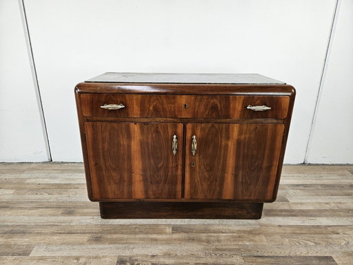 Art Decò entrance sideboard with marble top