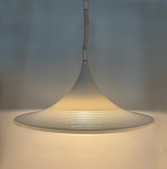 Image 1 of XL hanglamp in space age ontwerp Guzzini Meblo 1960 1970