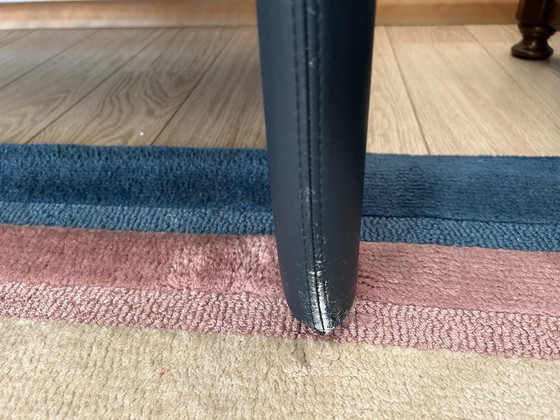 Image 1 of Leolux Bora Bora 3-2,5-1 Zits bank/fauteuil uitgevoerd in leer/alcantara blauw.