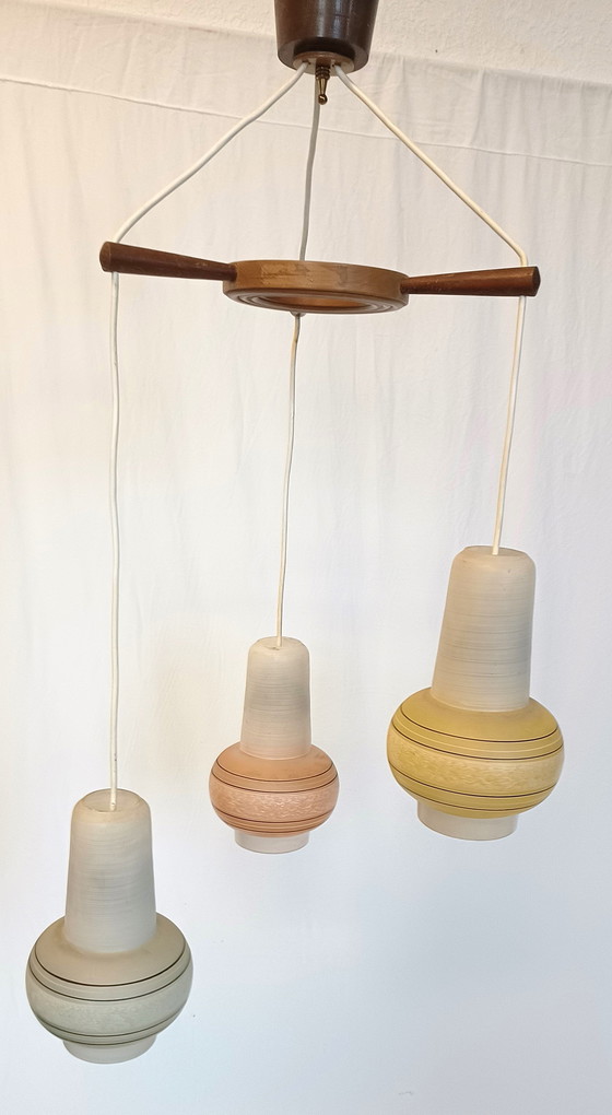 Image 1 of Lámpara colgante escandinava con tres tazas