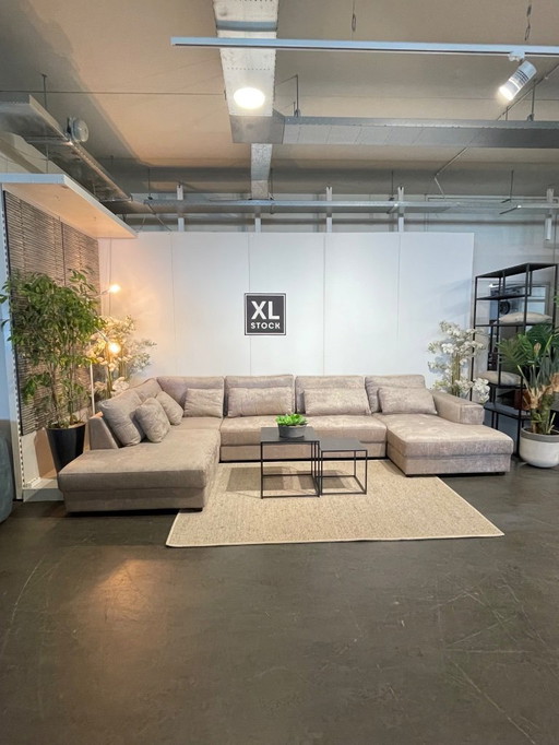 XL STOCK u bench beige gloss