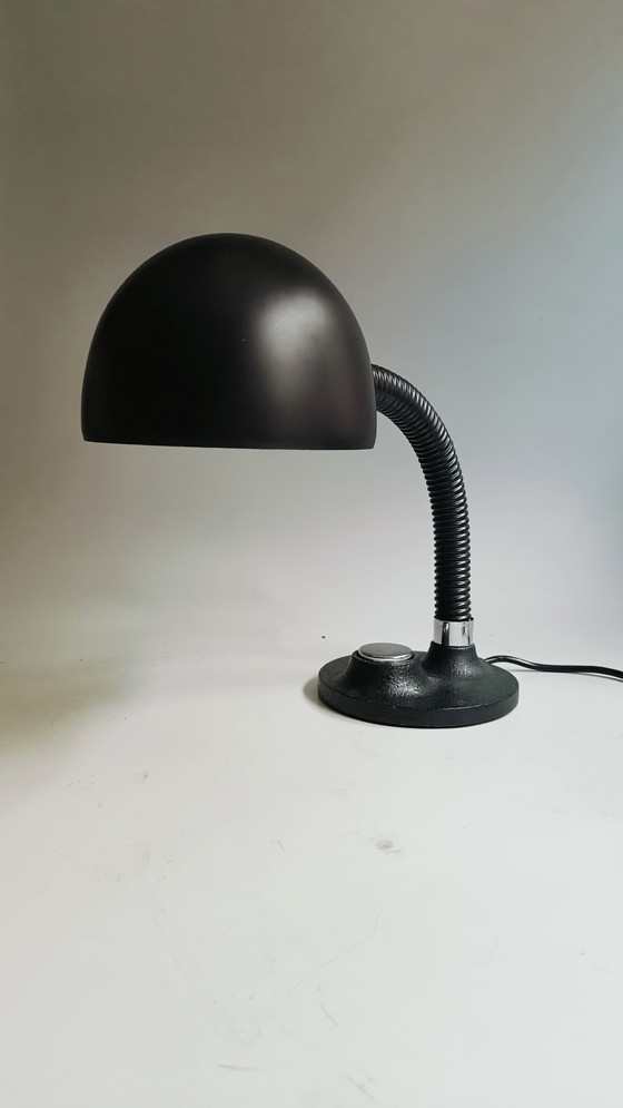 Image 1 of Lámpara de escritorio de metal cromado Hillebrand Bauhaus años 70