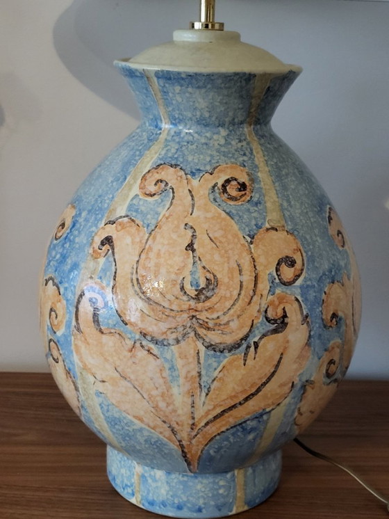 Image 1 of Hubert Olivier Ceramic Lamp, France Design