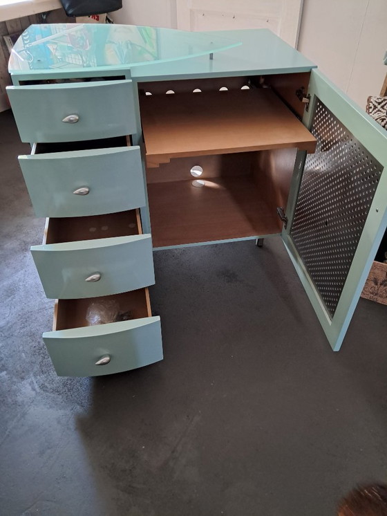 Image 1 of Cabinet with 4 drawers and wide pull-out drawer