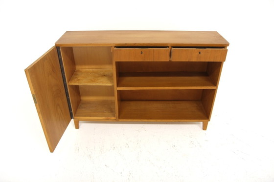 Bibliothèque Scandinave Vintage en Orme, 1930, Scandinavian (photo 3 sur 8)