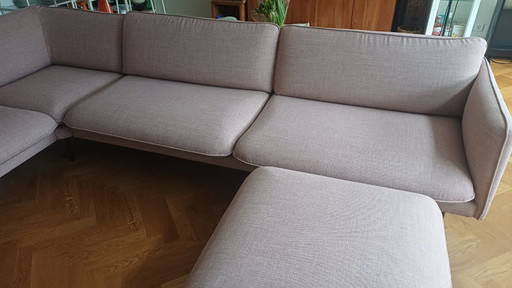 Sofá de diseño Sav&Okse, en forma de L con otomana