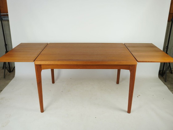 Image 1 of Teak dining table by Henning Kjærnulf for Vejle Stølefabrik, 1960s