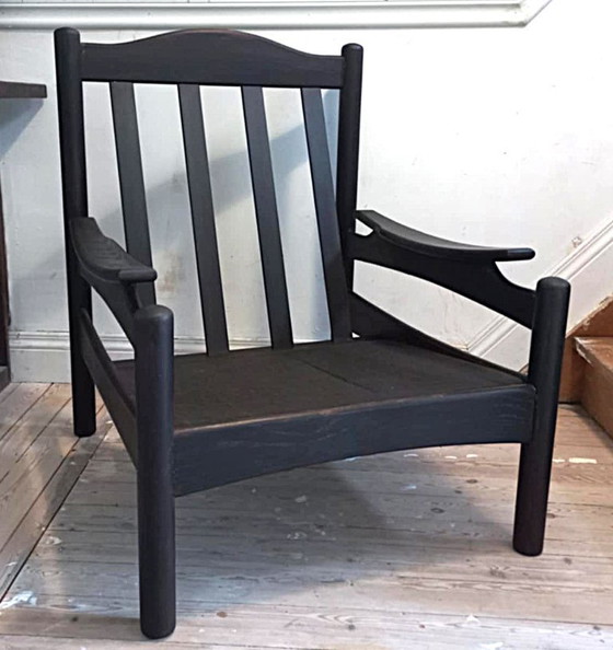 Image 1 of Houten fauteuil 2x