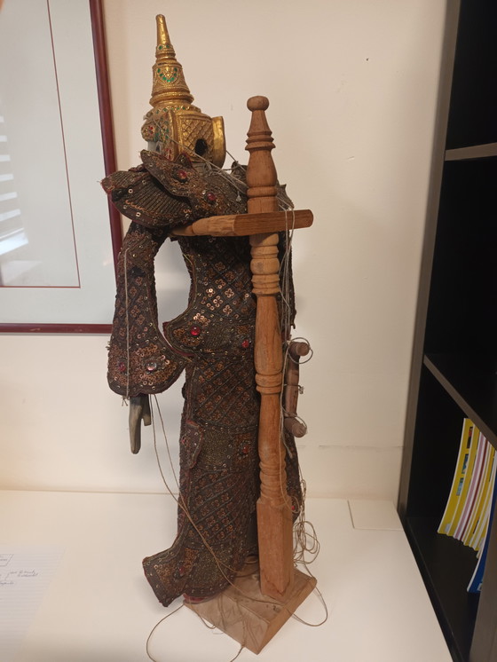 Image 1 of Alte burmesische Fadenpuppe