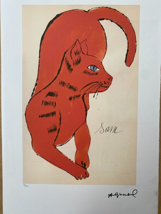 After Andy Warhol, Sam, 1980s, Lithograph – Lithographs & prints, Paper (photo 3 of 8)