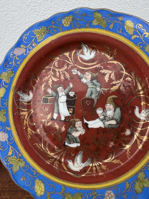 Antique Meissen porcelain Christmas plates