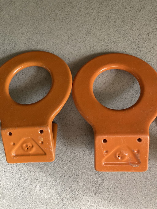 4x Retro kapstokhaken