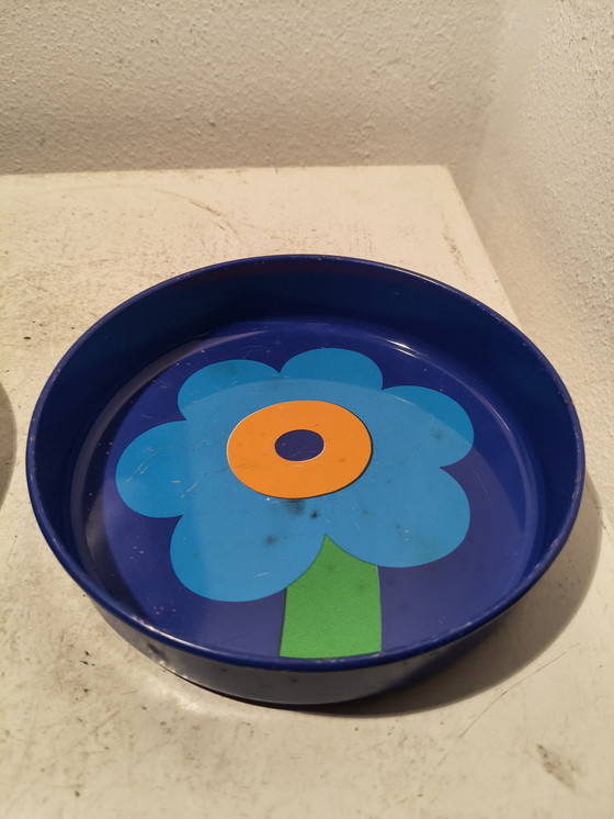 Image 1 of Sottobicchieri in metallo vintage in stile pop art danese di Lena e Al Eklund per LouridsLonborg