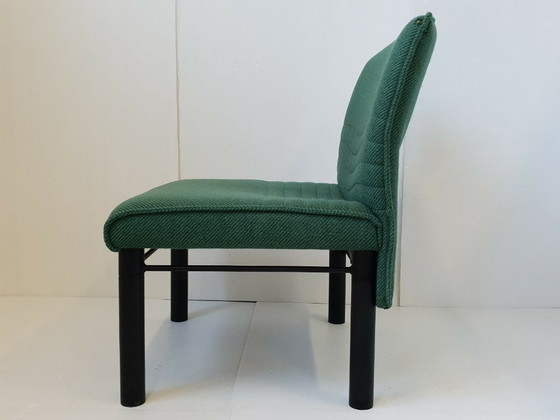 Image 1 of Vintage fauteuil uit de jaren 80 van wol en staal, model C