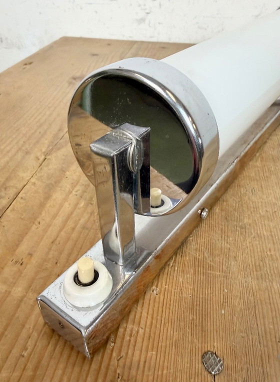 Image 1 of Vintage Art Deco wandlamp met opaalglas, jaren 1930