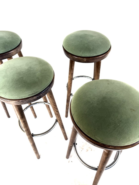 Image 1 of 4 sgabelli da bar vintage, Spahn Stadtlohn '60