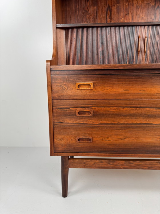 Sekretär-Bücherschrank mit integriertem Schreibtisch, Johannes Sorth, Dänemark, 1966 – Nexø Møbelfabrik (photo 8 of 15)